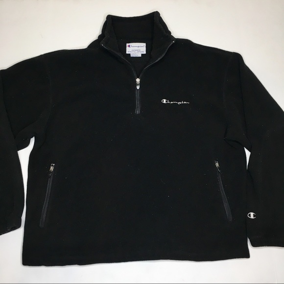 Champion Other - Champion Quarter Zip Fleece Spell Out Jacket